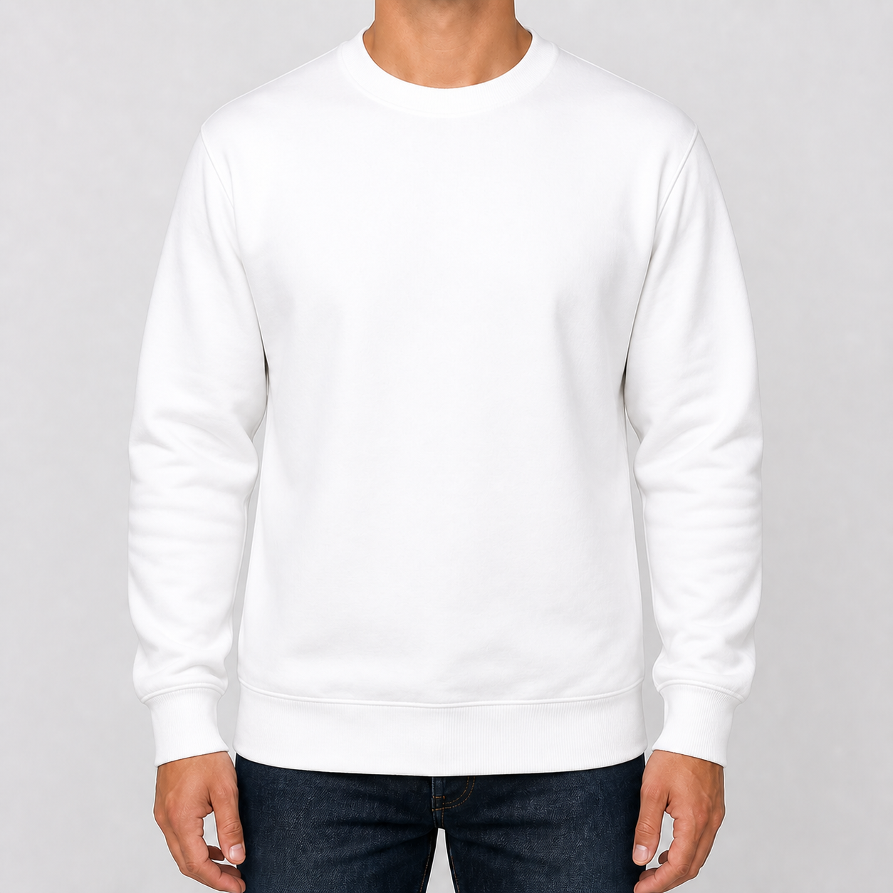Unisex Crewneck Sweatshirt - White